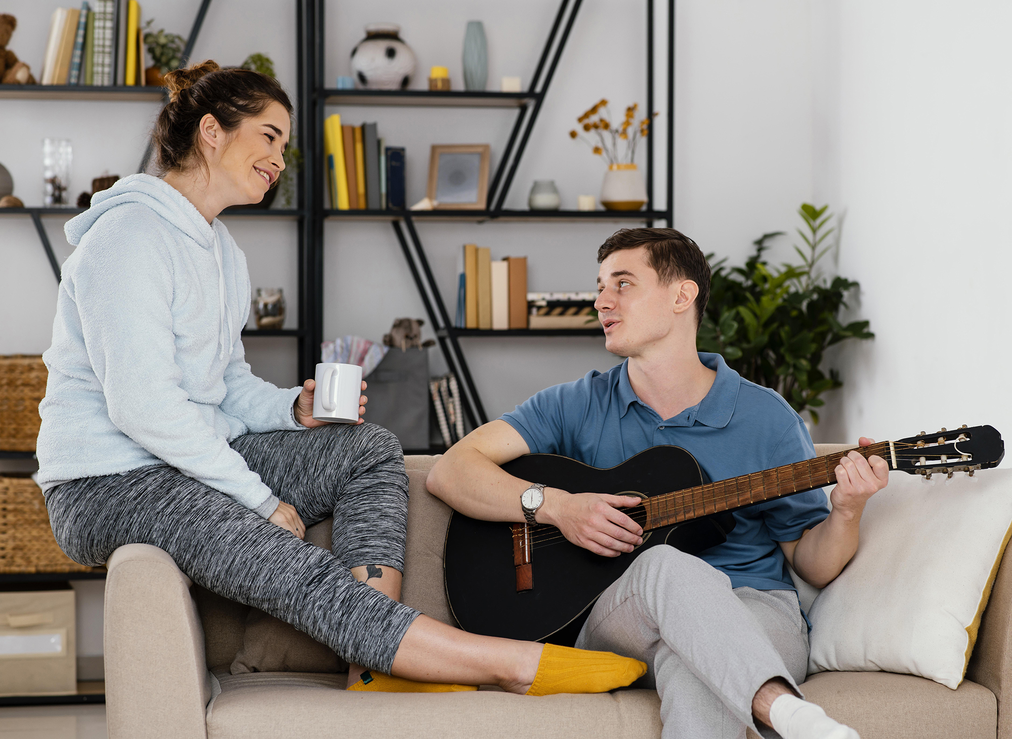 Guitar lessons with a trip home to Warsaw and online, a teacher with 12 years of experience